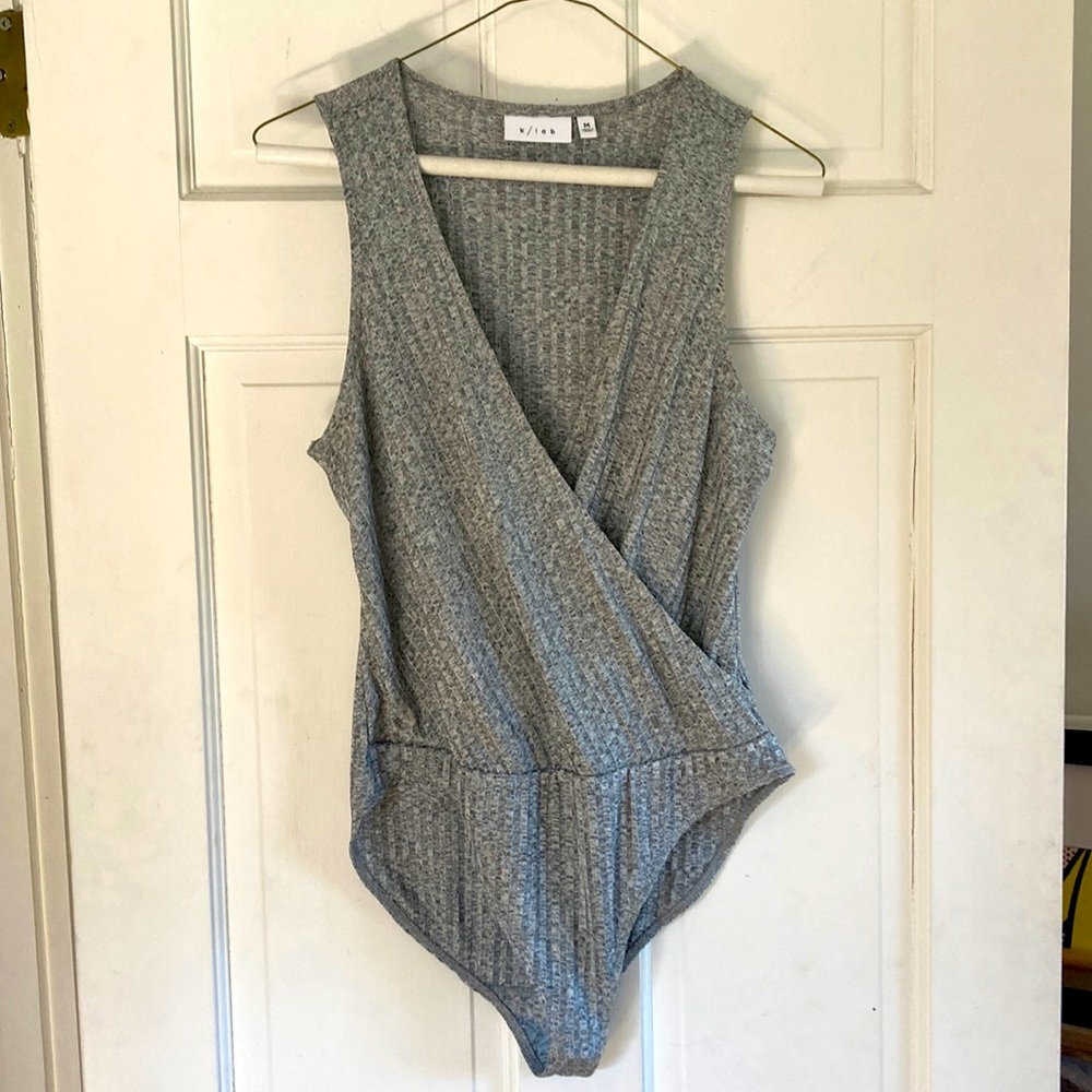 K/Lab grey bodysuit! Never Worn Size M